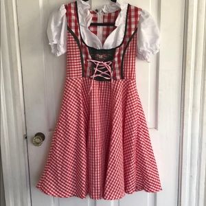 Oktoberfest Dress/German Drindl Costume